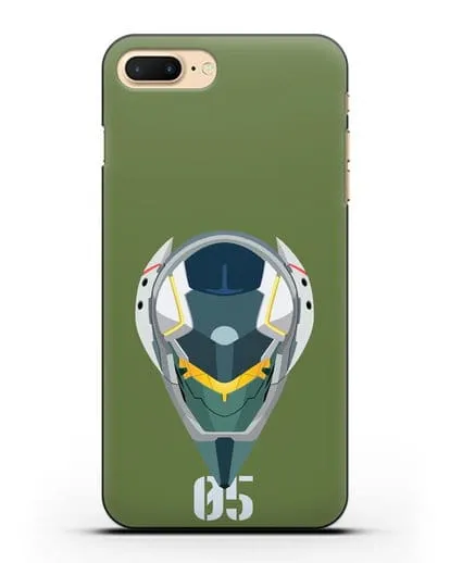 Чехол аниме Евангелион - Ева 05 силиконовый для iPhone 7 Plus