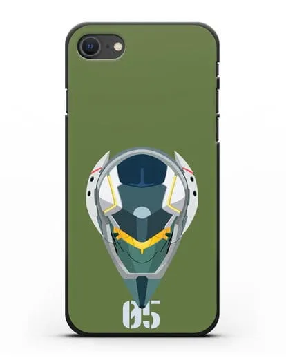 Чехол аниме Евангелион - Ева 05 силиконовый для iPhone SE 2020