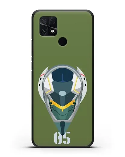 Чехол аниме Евангелион - Ева 05 силиконовый для Xiaomi Poco C40