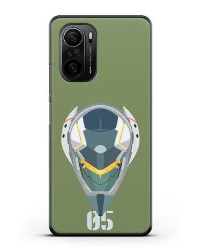 Чехол аниме Евангелион - Ева 05 силиконовый для Xiaomi Poco F3