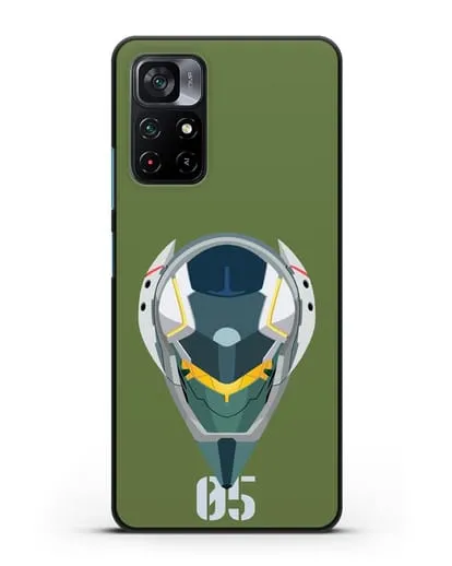 Чехол аниме Евангелион - Ева 05 силиконовый для Xiaomi Poco M4 Pro 5G