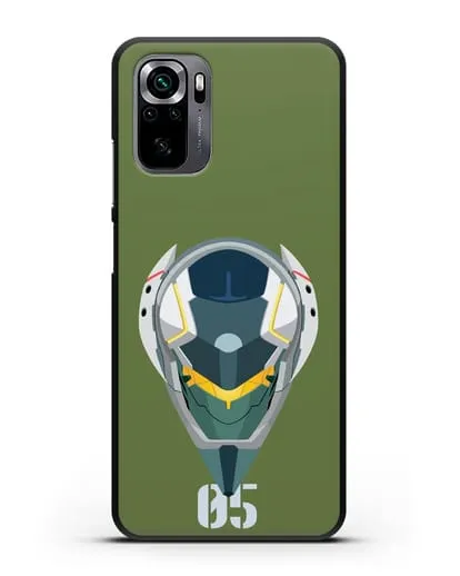 Чехол аниме Евангелион - Ева 05 силиконовый для Xiaomi Poco M5s