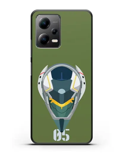 Чехол аниме Евангелион - Ева 05 силиконовый для Xiaomi Poco X5