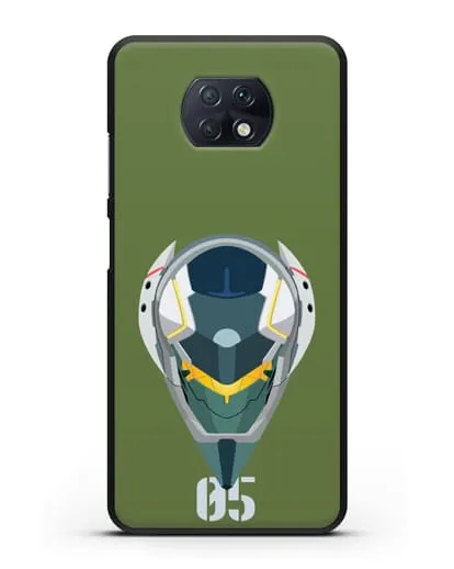 Чехол аниме Евангелион - Ева 05 силиконовый для Xiaomi Redmi Note 9T