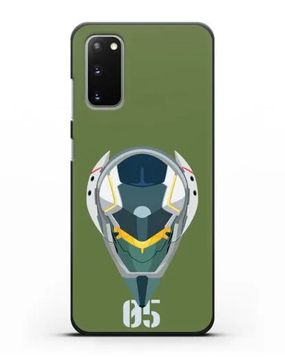 Чехол аниме Евангелион - Ева 05 силиконовый для Samsung Galaxy S20 [SM-G980F]