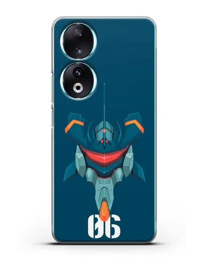 Чехол аниме Евангелион - Ева 06 силиконовый для Honor 90