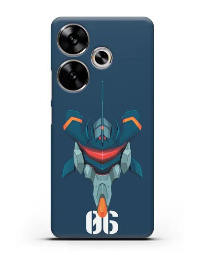 Чехол аниме Евангелион - Ева 06 силиконовый для Xiaomi Poco F6