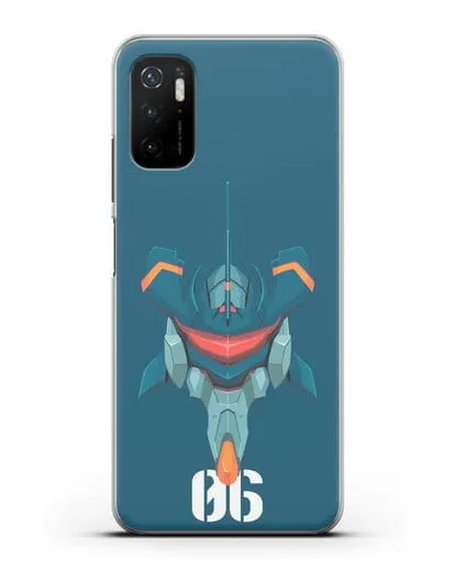 Чехол аниме Евангелион - Ева 06 силиконовый для Xiaomi Poco M3 Pro