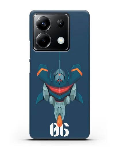 Чехол аниме Евангелион - Ева 06 силиконовый для Xiaomi Poco X6