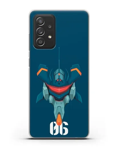 Чехол аниме Евангелион - Ева 06 силиконовый для Samsung Galaxy A53