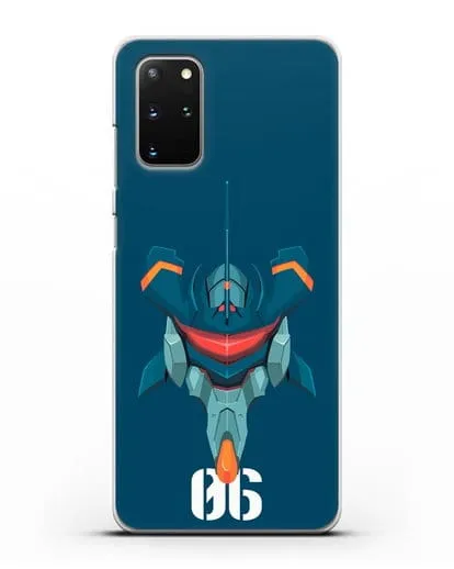 Чехол аниме Евангелион - Ева 06 силиконовый для Samsung Galaxy S20 Plus [SM-G985F]