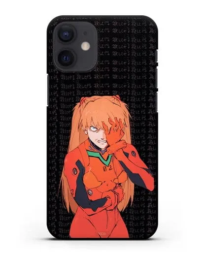 Чехол аниме Евангелион - Раненная Аска силиконовый для iPhone 12 mini