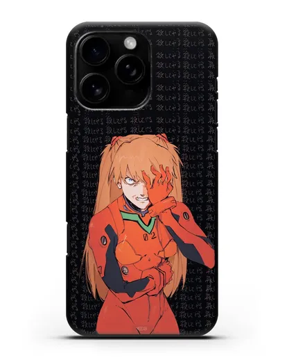 Чехол аниме Евангелион - Раненная Аска силиконовый для iPhone 16 Pro Max