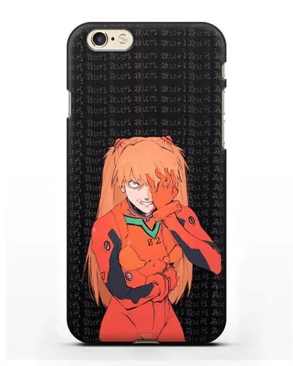 Чехол аниме Евангелион - Раненная Аска силиконовый для iPhone 6s