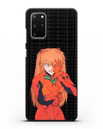 Чехол аниме Евангелион - Раненная Аска силиконовый для Samsung Galaxy S20 Plus [SM-G985F]