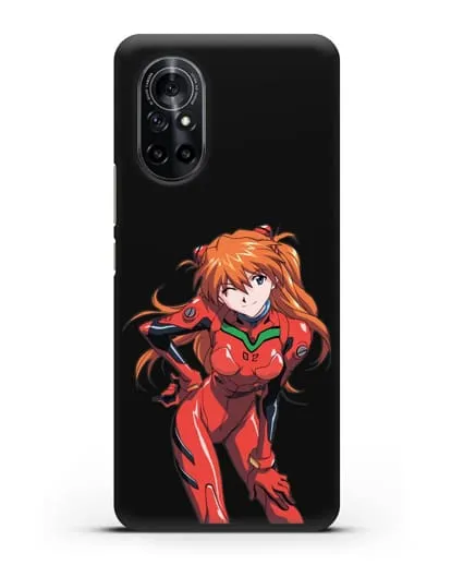 Чехол аниме Евангелион - Аска силиконовый для Huawei Nova 8