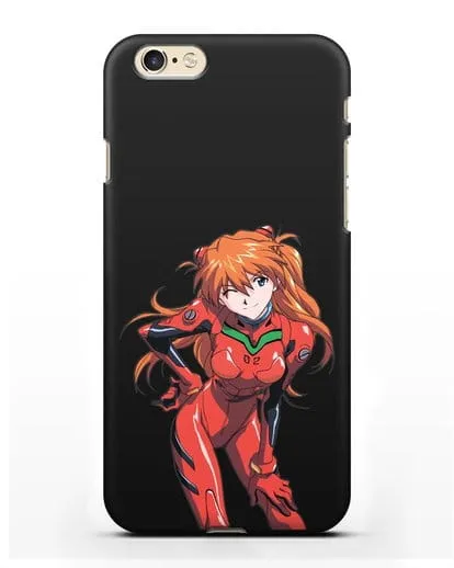 Чехол аниме Евангелион - Аска силиконовый для iPhone 6s