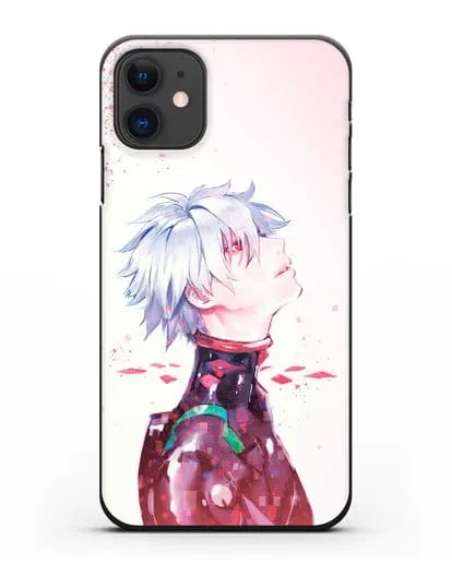 Чехол аниме Евангелион - Ангел Каору силиконовый для iPhone 11