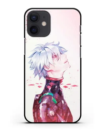 Чехол аниме Евангелион - Ангел Каору силиконовый для iPhone 12 mini