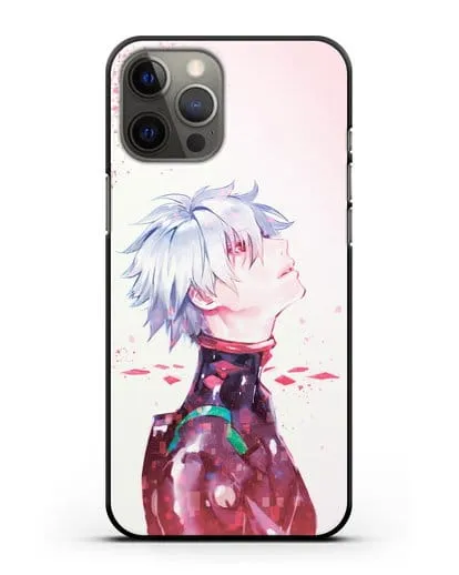 Чехол аниме Евангелион - Ангел Каору силиконовый для iPhone 12 Pro Max