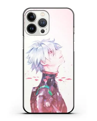 Чехол аниме Евангелион - Ангел Каору силиконовый для iPhone 13 Pro Max