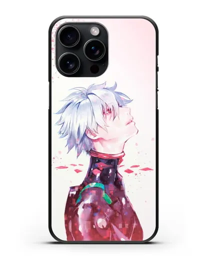 Чехол аниме Евангелион - Ангел Каору силиконовый для iPhone 15 Pro Max