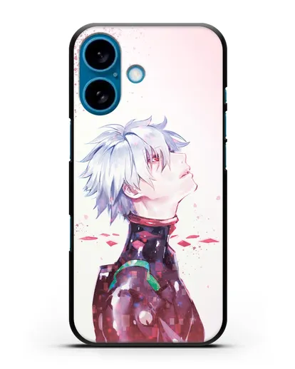 Чехол аниме Евангелион - Ангел Каору силиконовый для iPhone 16