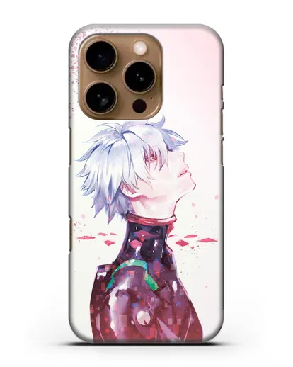 Чехол аниме Евангелион - Ангел Каору силиконовый для iPhone 16 Pro