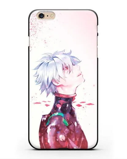 Чехол аниме Евангелион - Ангел Каору силиконовый для iPhone 6 Plus