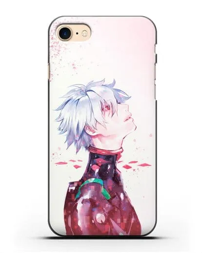 Чехол аниме Евангелион - Ангел Каору силиконовый для iPhone 7