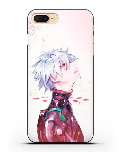 Чехол аниме Евангелион - Ангел Каору силиконовый для iPhone 7 Plus