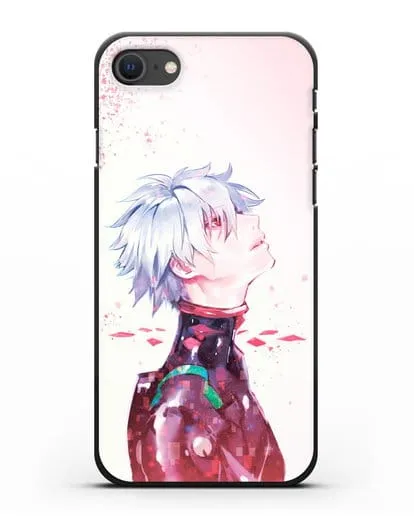 Чехол аниме Евангелион - Ангел Каору силиконовый для iPhone SE 2020