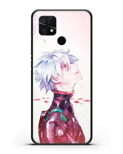 Чехол аниме Евангелион - Ангел Каору силиконовый для Xiaomi Poco C40