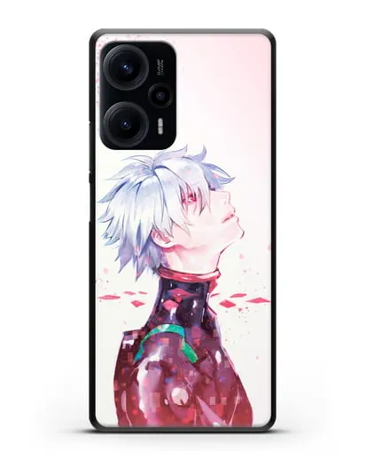 Чехол аниме Евангелион - Ангел Каору силиконовый для Xiaomi Poco F5