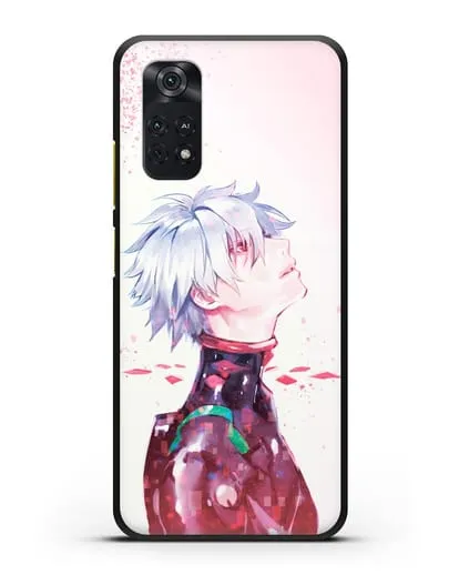 Чехол аниме Евангелион - Ангел Каору силиконовый для Xiaomi Poco M4 Pro 4G