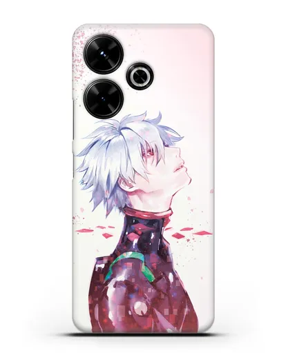 Чехол аниме Евангелион - Ангел Каору силиконовый для Xiaomi Poco M6