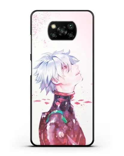 Чехол аниме Евангелион - Ангел Каору силиконовый для Xiaomi Poco X3