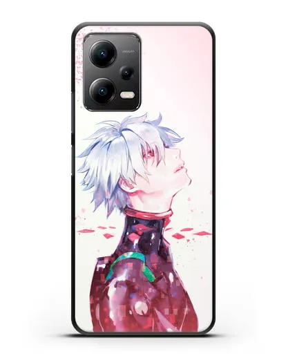 Чехол аниме Евангелион - Ангел Каору силиконовый для Xiaomi Poco X5