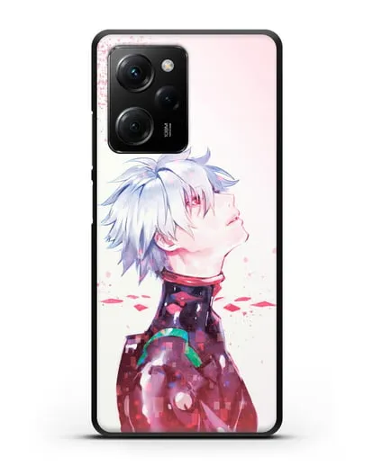 Чехол аниме Евангелион - Ангел Каору силиконовый для Xiaomi Poco X5 Pro