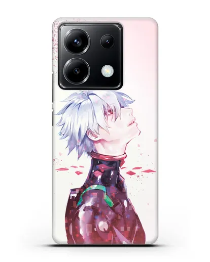 Чехол аниме Евангелион - Ангел Каору силиконовый для Xiaomi Poco X6