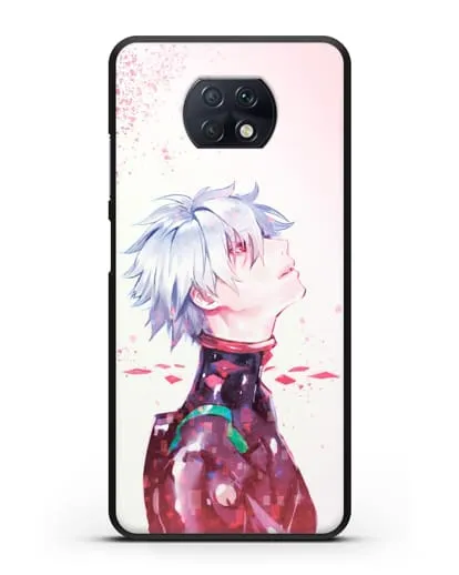 Чехол аниме Евангелион - Ангел Каору силиконовый для Xiaomi Redmi Note 9T
