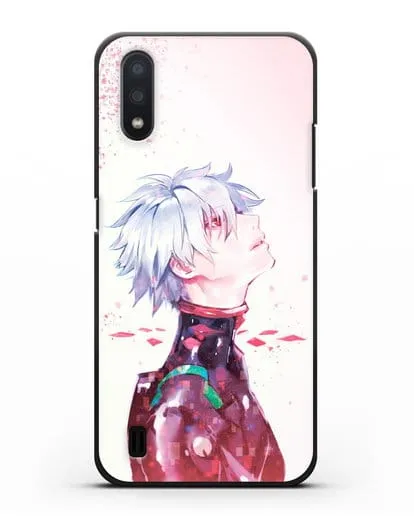 Чехол аниме Евангелион - Ангел Каору силиконовый для Samsung Galaxy A01 [SM-A015F]