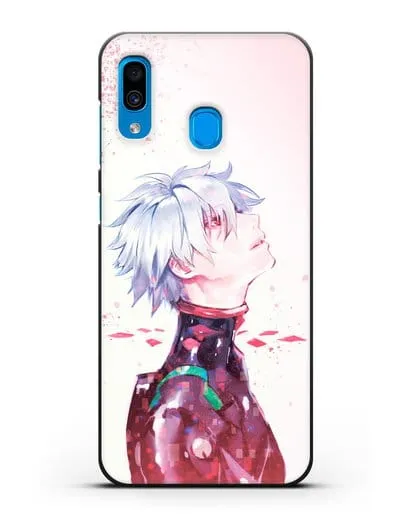 Чехол аниме Евангелион - Ангел Каору силиконовый для Samsung Galaxy A30 [SM-A305FN]