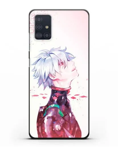 Чехол аниме Евангелион - Ангел Каору силиконовый для Samsung Galaxy A51 [SM-A515F]