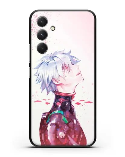 Чехол аниме Евангелион - Ангел Каору силиконовый для Samsung Galaxy A54 [SM-A536]