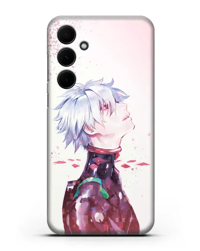 Чехол аниме Евангелион - Ангел Каору силиконовый для Samsung Galaxy A55 [SM-A556]