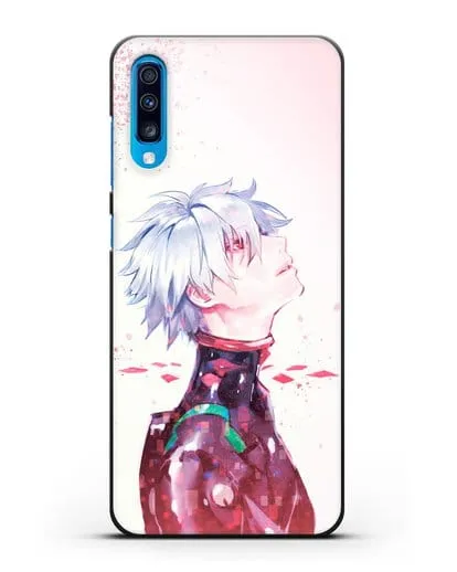 Чехол аниме Евангелион - Ангел Каору силиконовый для Samsung Galaxy A70 [SM-A705F]