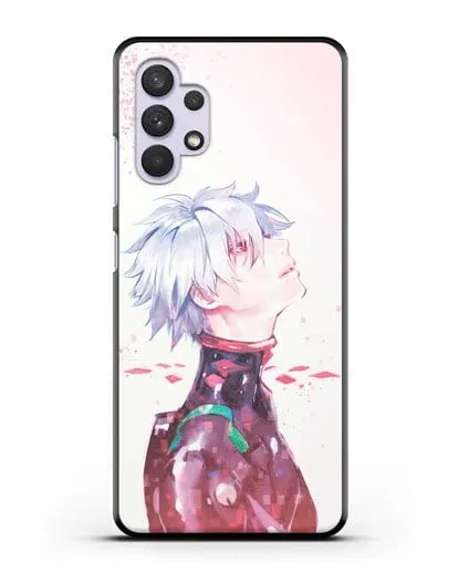 Чехол аниме Евангелион - Ангел Каору силиконовый для Samsung Galaxy A32 4G [SM-A325F]