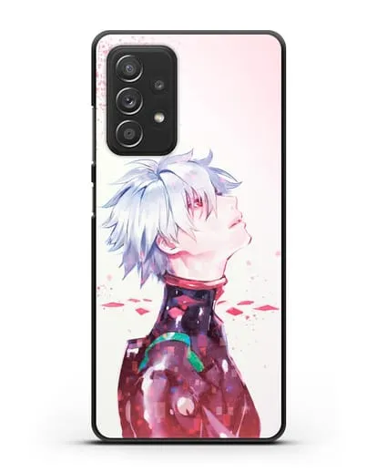 Чехол аниме Евангелион - Ангел Каору силиконовый для Samsung Galaxy A53