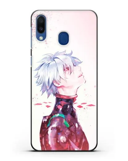 Чехол аниме Евангелион - Ангел Каору силиконовый для Samsung Galaxy M20 [SM-M205F]